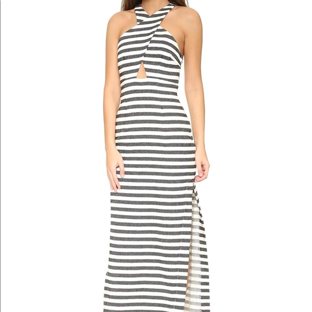 Mara Hoffman Stripe Jacquard Midi Dress